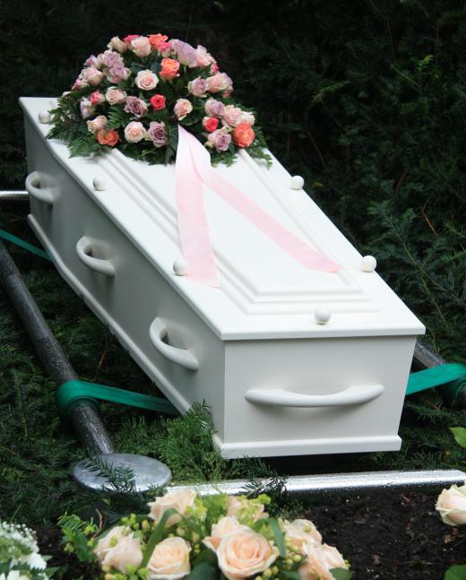 Burial arrangements are often detailed in an obituary.