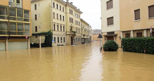 Floods are generally considered and act of God.