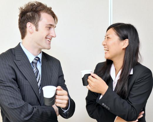 Small talk, or meaningless conversation, is socially important.