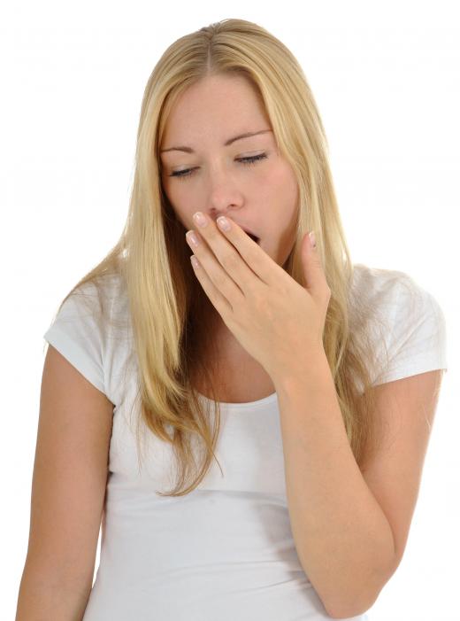 Yawning often indicates boredom.