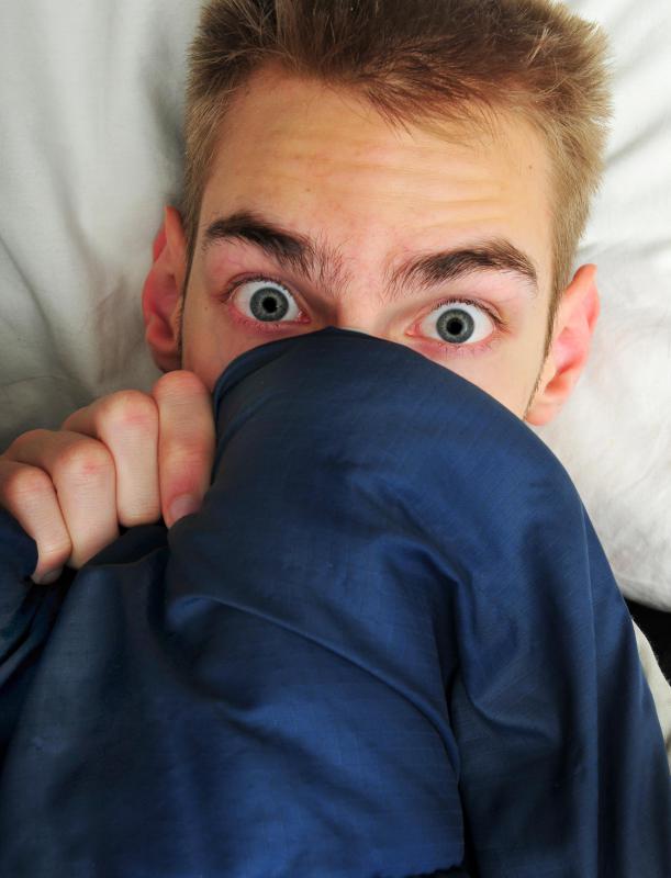 Watching scary movies might make it hard to sleep at night.