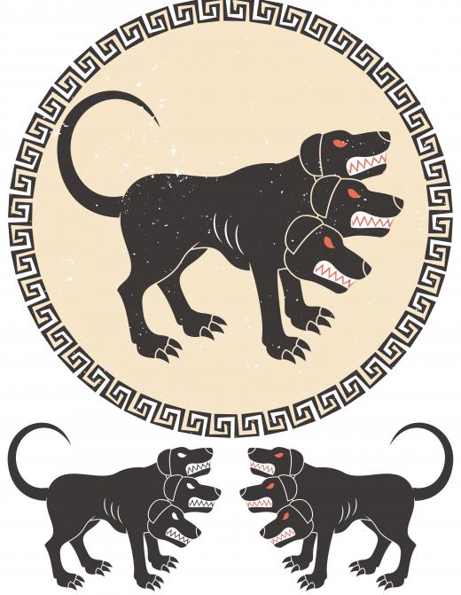 Cerberus is the fearsome three-headed dog that serves as guardian of the underworld in Greek mythology.