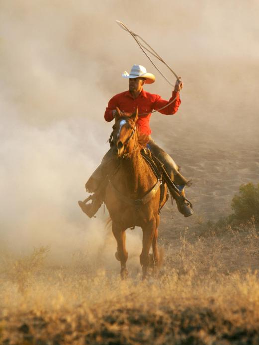 In movie Westerns, a good guy might wear a white hat as one distinguishing difference between him and the antagonist.