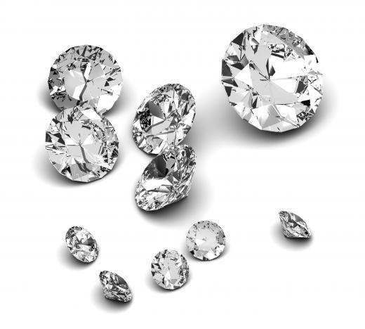 Literal diamonds, the origin of the expression "diamond in the rough.".