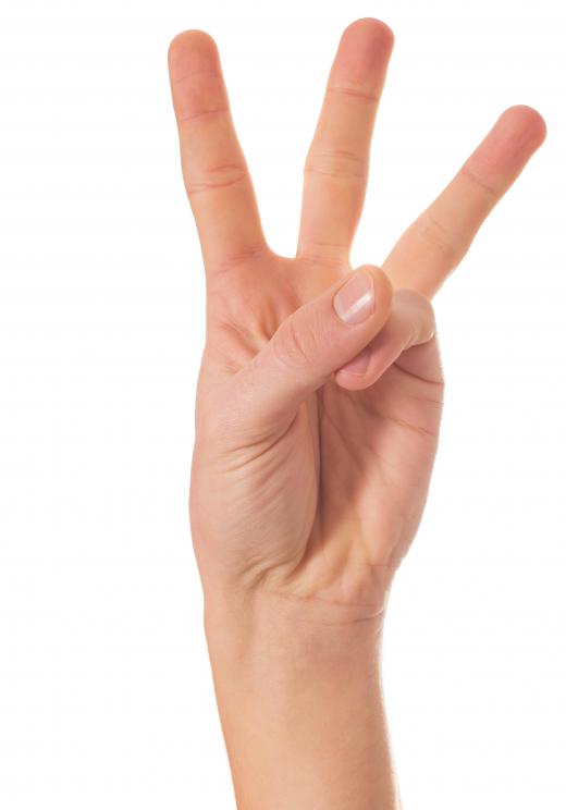 Fingers are an example of a count noun because they are countable.