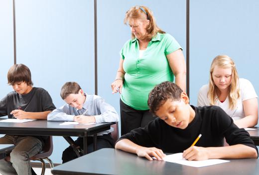 Standardized testing may be used to assess students.