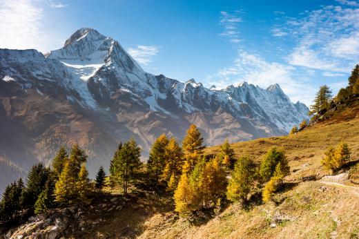 Mountains, the inspiration for the term "mountain out of a molehill.".